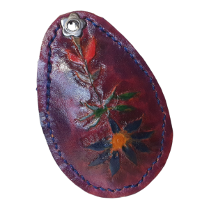 Ornament de Paste, Ou BrosNor, creat manual, din toval, multicolor, 9 cm x 6 cm